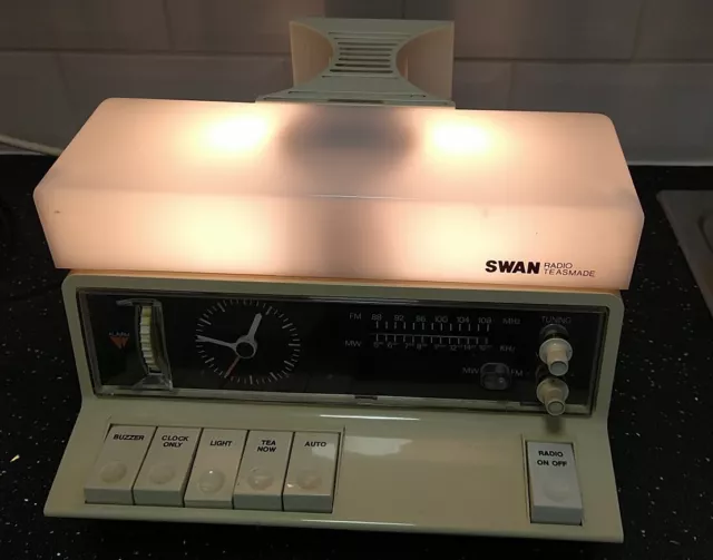 Teasmade Swan Radio 870 Vintage Body Only Teasmaid Please Read