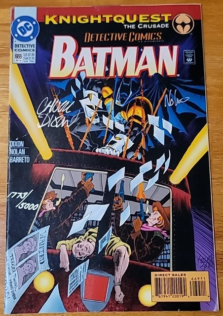 Detective Comics 1937 series # 669 UPC code