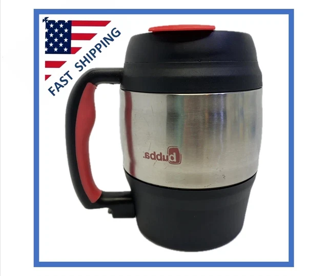 Big Bubba Classic Insulated Mug 52 Oz Polyurethane Travel Coffee Black Keg Shape