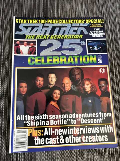Star Trek The Next Generation 25th Celebration Magazine Vol.25