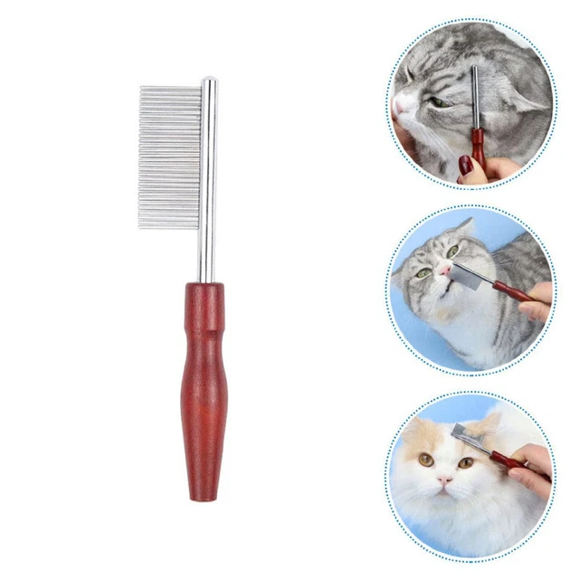 Animale domestico mini pettine cane spazzola forfora rimozione forfora nodo aperto BL