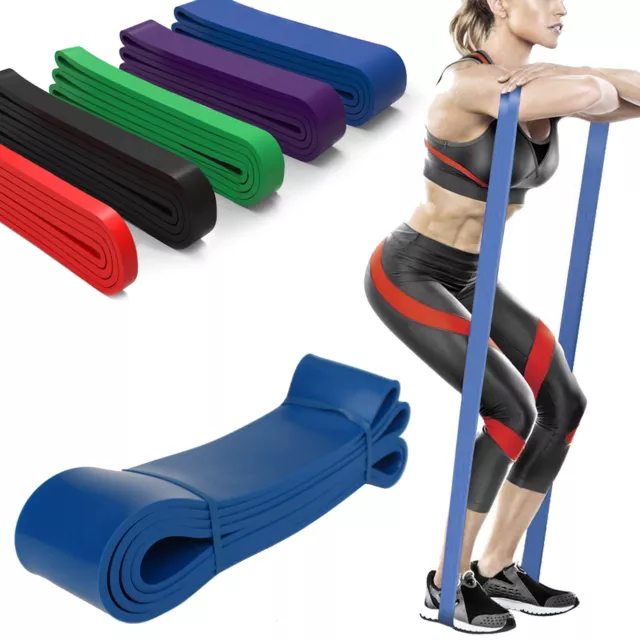 Heavy Duty Resistance Bands Set 4 Loop for Gym Exercise Pull up Fitness Workout