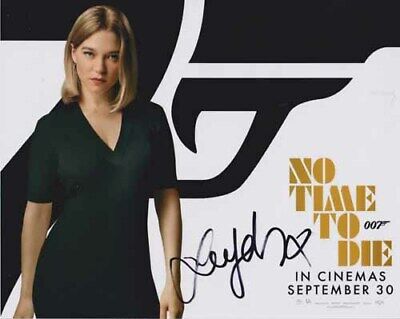 Lea Seydoux New 007 James Bond Film  " No Time To Die " Autograph  As Madeleine
