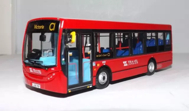 Unboxed Cmnl Ukbus8004 Travel London Alexander Enviro 200 S/D Bus 4Mm 1:76 Scale