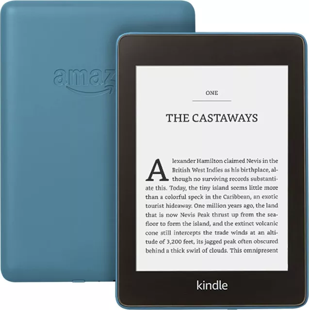 Amazon Kindle Paperwhite NOW Waterproof 6" 10th Generation 8GB—with Ads Blue