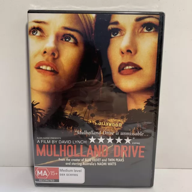 Mulholland Drive Dvd David Lynch Film Movie Region 4 New Sealed Naomi Watts