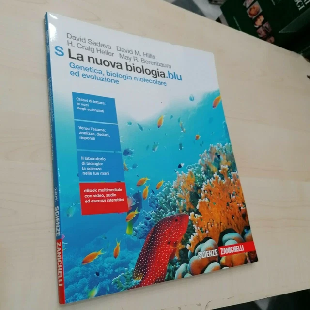 9788808837752 DAVID SADAVA La Nuova Biologia.blu. Biologi Zanichelli S EUR 8,00