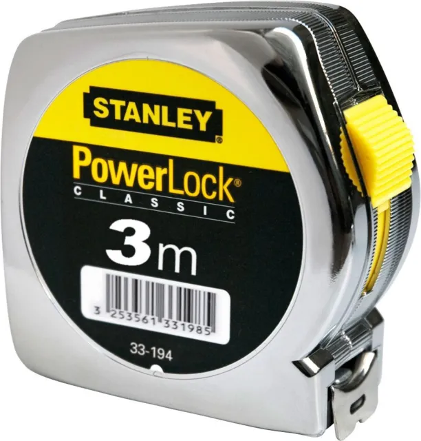 STANLEY Bandmaß PowerLock  L 3m x B 12,7 mm