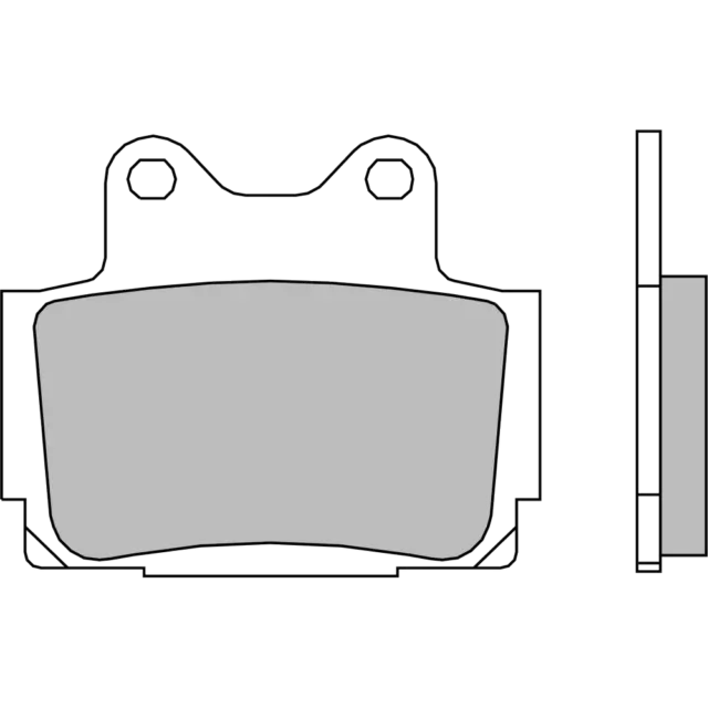 47040-compatible con YAMAHA FZ 600 600 1986-1988 Pastillas de freno BREMBO
