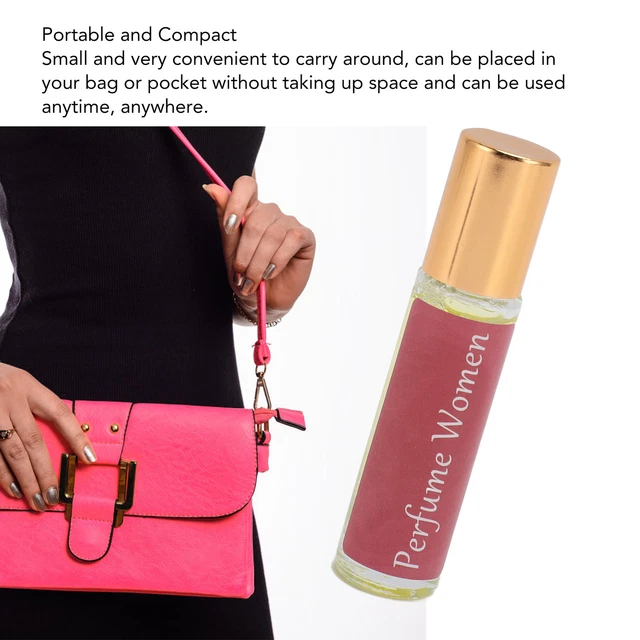 3Pcs Roll On Perfume 10ML Compact Portable Long Lasting Rollerball Essential Ecm