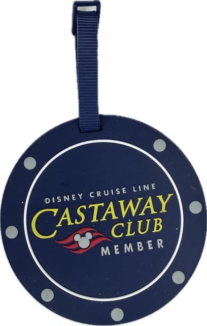 DISNEY CRUISE LINE Castaway Club Member Luggage Tag