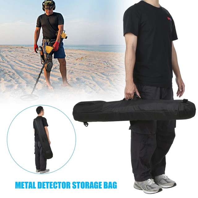 Metal Detector Carrying Case Large Storage Bag Adventure Treasure Hunting Holder