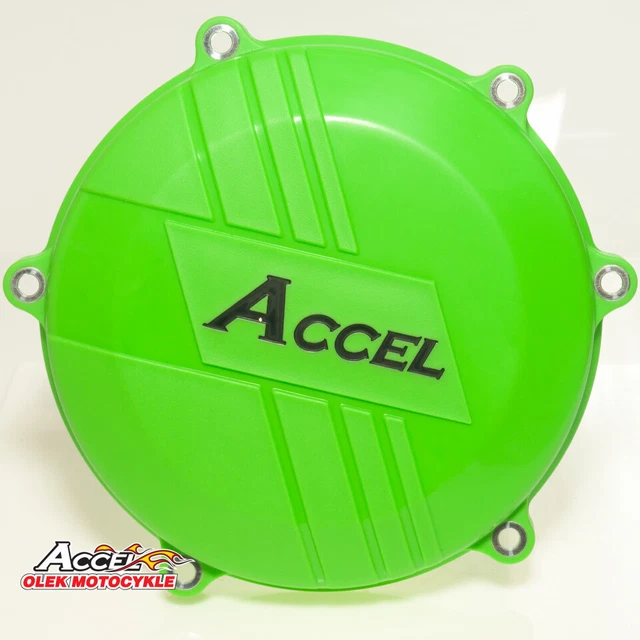 Coperchio frizione in plastica Accel Kawasaki verde