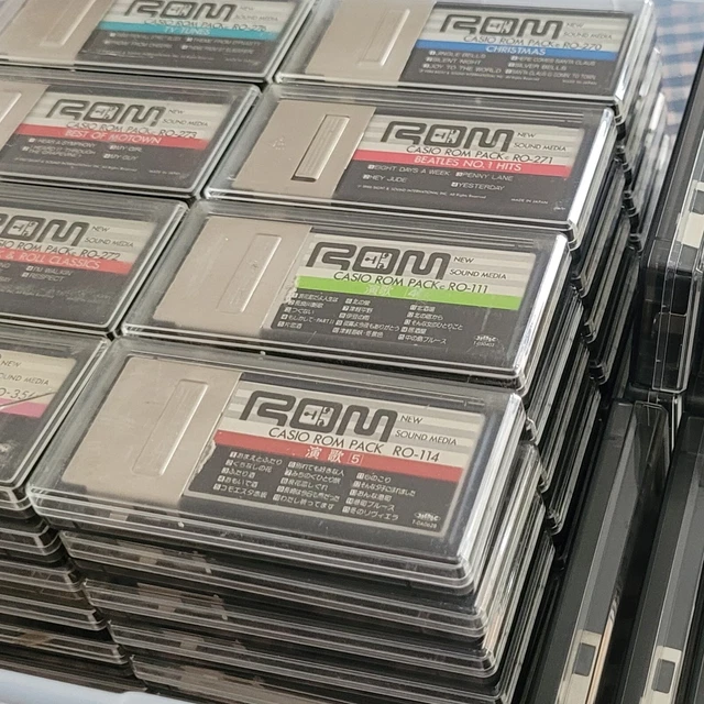 CASIO ROM PACK まとめ (17枚セット) カシオロムパック 番外編] 現在所持しているCASIO ROM PACKと探しているROM - YouTube