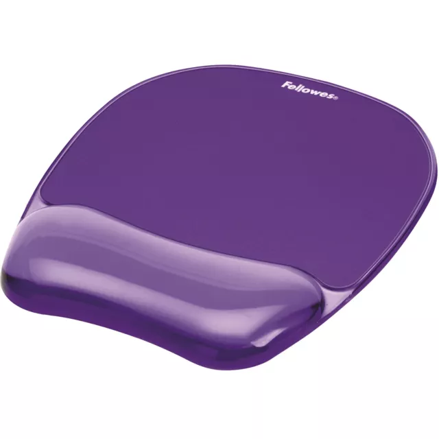 Fellowes Tapis de souris avec repose poignet en gel Crystals