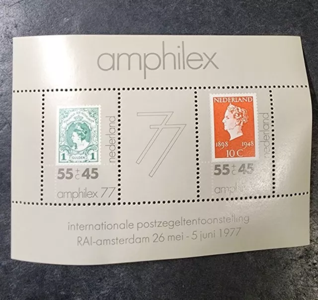 Netherlands 1977  Amphilex   m/s MUH E19