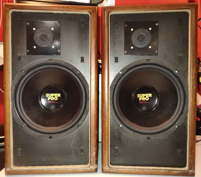 Vintage Large Advent Speakers NLA New Large Advent Loudspeakers PAIR