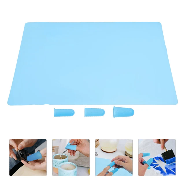 YUTOU Lot De 10 Protège-doigts Réutilisables En Caoutchouc Pour Compter, écrire, Trier, Guitares (5 Tailles Et Couleurs