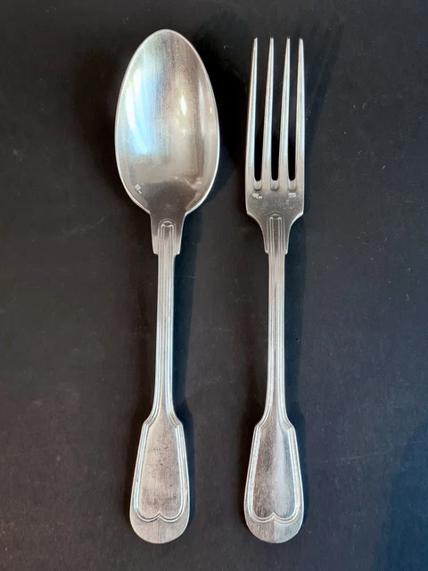 Petite Ménagère Métal Argenté Modèle Filet