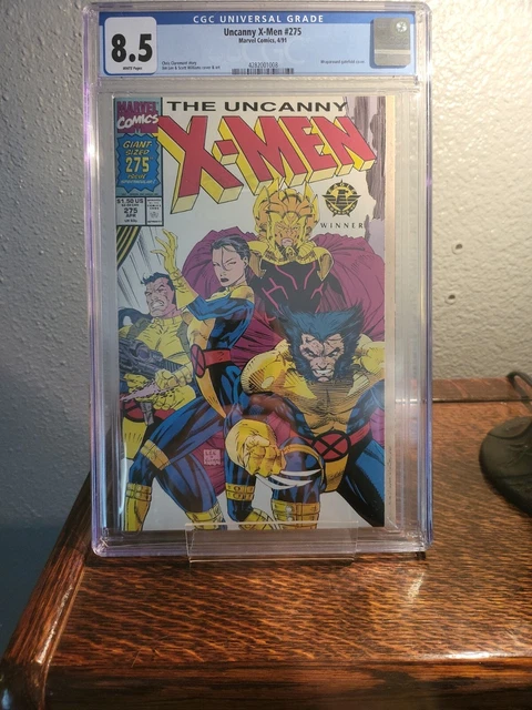 The Uncanny X Men # 275 Giant Size CGC 8.5 WP By Jim Lee & Chris Claremont