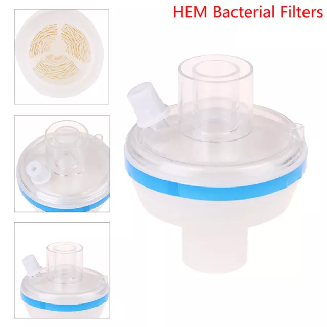 HEM de respiración de ajuste universal en línea para manguera CPAP BiPAP apnea ronquidosJCAUJCAU ZR