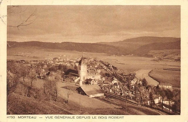 MORTEAU - Vue générale depuis le Bois Robert