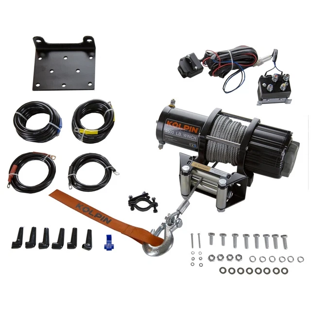Kolpin 26-5000 Steel Quick Mount Winch - 2500lbs.
