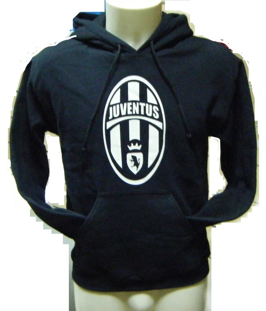 Felpa Stampa Diretta Cotone Felpa Uomo Juventus Bianca, Stampa