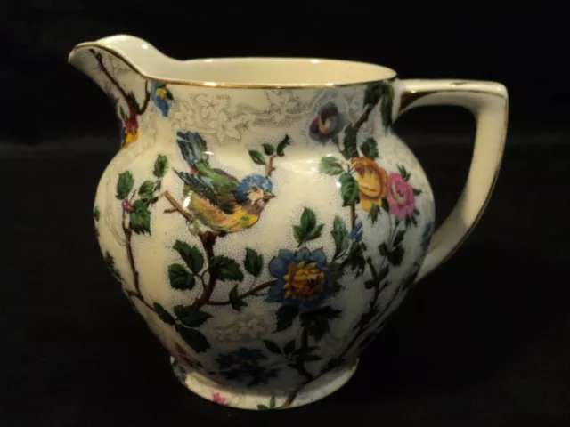 Nice Antique English Porcelain "Lorna Doone" Chintz Jug