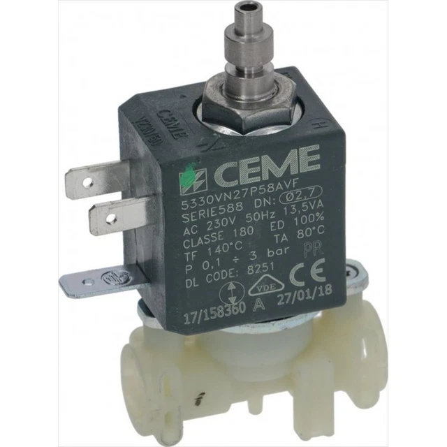 CEME 5220 ELETTROVALVOLA 2 VIE 1/8 F PER 230V 50Hz SERIE 5 LA - Foto 7