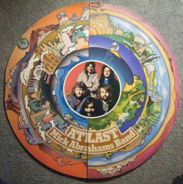 MICK ABRAHAMS BAND At Last orig 1972 U.K. psych lp round