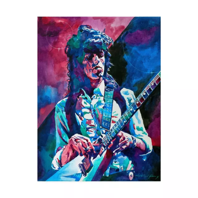 Trademark Fine Art, 24x32 Keith Richards A Rolling Stone by David Lloyd Glover