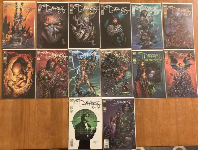 The Darkness #3-8, 12-16, 18-20 1996 Lot of 14 Top Cow Comic Books - NM B&B