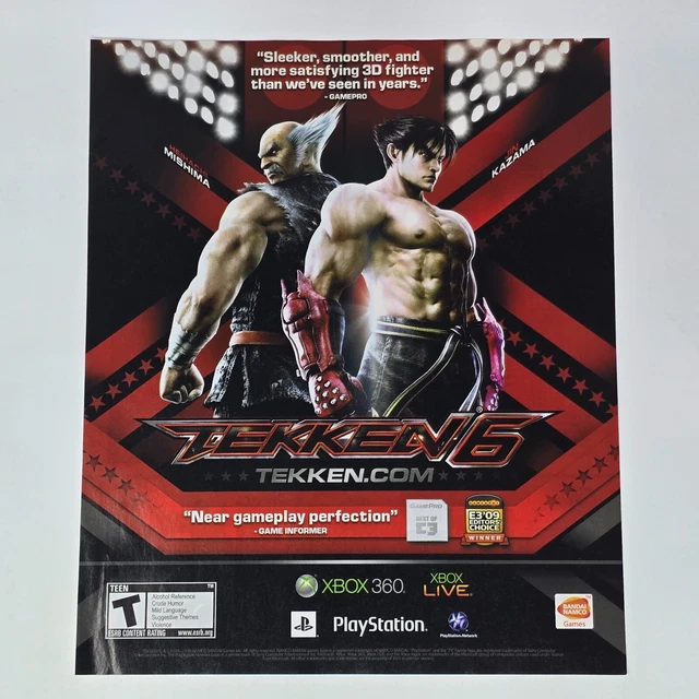 B2ポスター 鉄拳6 PS3/XBOX360 B2ポスター 鉄拳6 PS3/XBOX360 Tekken 6 PS3 XBOX 360 Premium