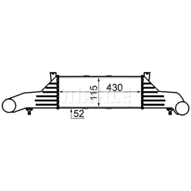 Ladeluftkühler MAHLE CI 47 000S für Mercedes-Benz C