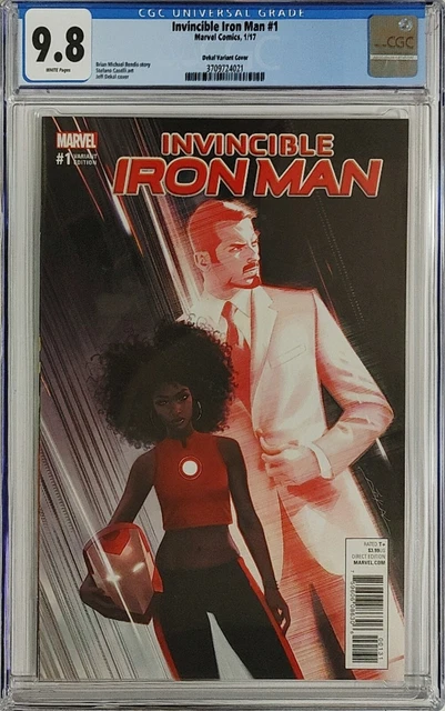 Invincible Iron Man 1 1:25 Jeff Dekal Variant CGC 9.8 Riri Williams Ironheart