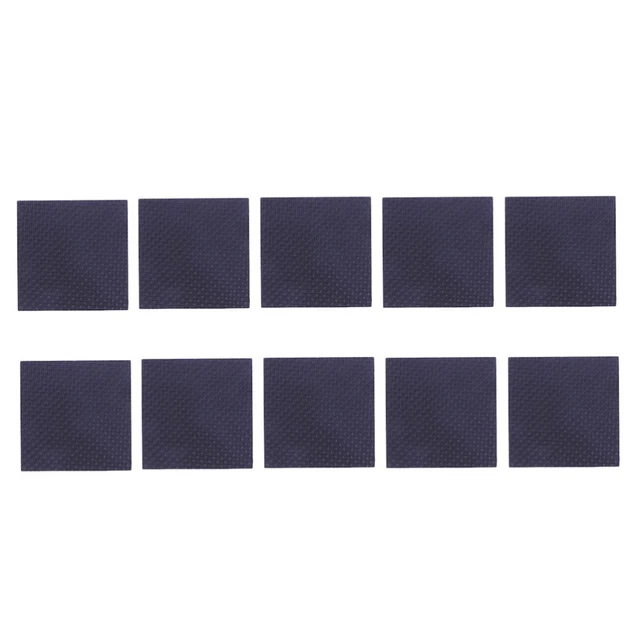 4 Tappi Protettivi Per Gambe Mobili 60x60 Mm - PVC Nero, Per Sedie, Tavoli, Divani - Foto 3