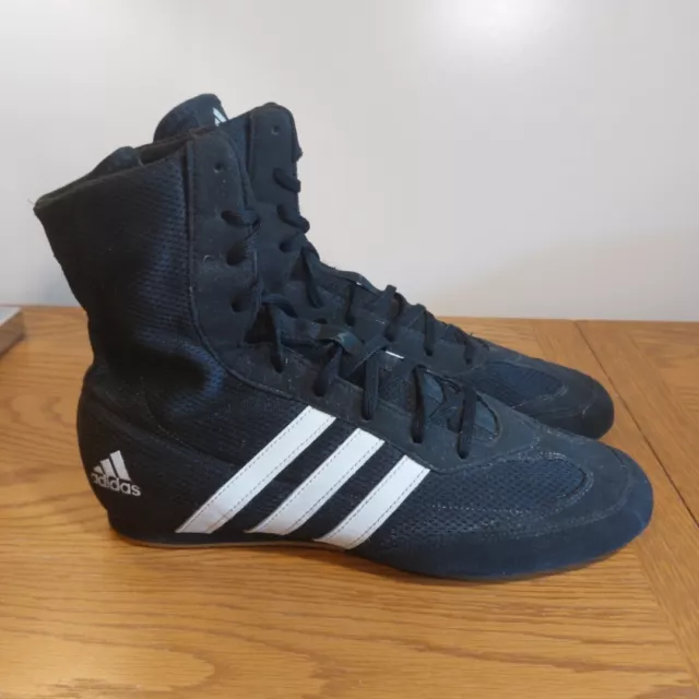 Adidas Box Hog 2.0 Boxing Boots Trainers Mens Training UK Size 9.5.  Used