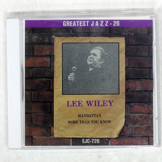 ジャズ CD Lee Wiley Greatest Jazz 26 EJC726 ECHO INDUSTRY /00110 ジャズ CD Lee Wiley Greatest Jazz 26 EJC726 ECHO INDUSTRY