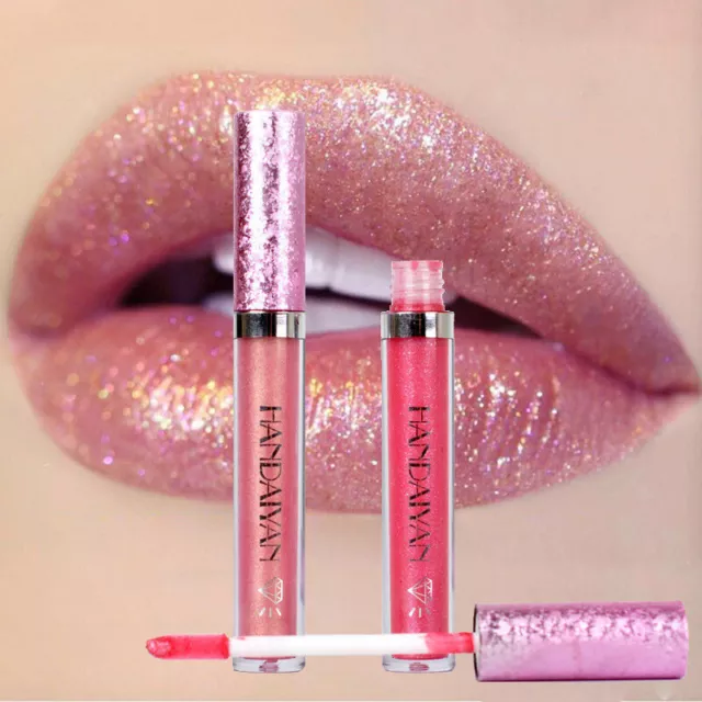 HANDAIYAN Glitter Matte Liquid Lipstick Makeup Lip Gloss Beauty Long LastingⅠ