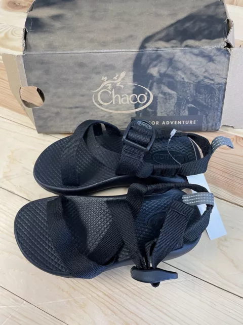 NEW Chaco Kids Sandals Sz 11 Youth Black Ecotread Shoes SH-E