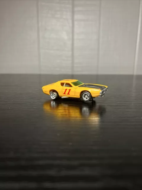 Vintage AFX Aurora Slot Car Body 1773-001 YELLOW #11 UNTESTED (FOR PARTS)