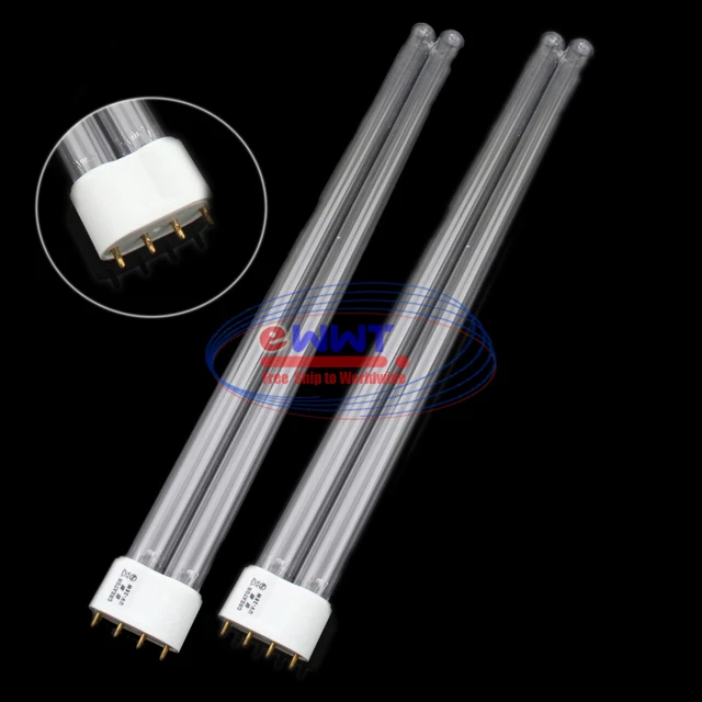 SPEDIZIONE GRATUITA 2x per Jebao 2G11 Base 36W * Lampadina UV Piano acquario ZGQU416