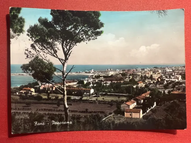 Cartolina - Fano ( Pesaro e Urbino ) - Panorama - 1957