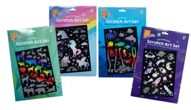 Scratch Art Paper Magic Rainbow Scratch Sketch Art A4 Paper