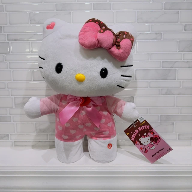 HELLO KITTY VALENTINES day 2024 Sanrio animated plush side stepper