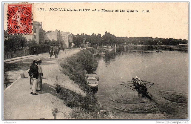 94 JOINVILLE LE PONT - la marne et les quais