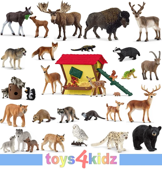 Schleich Wild Life Weißwedelkalb - Figur 14256, Detailgetreu, Ca. 5,2 X 2,4 X 4,7 Cm, Sammel- Und Spielfigur Für Kinder