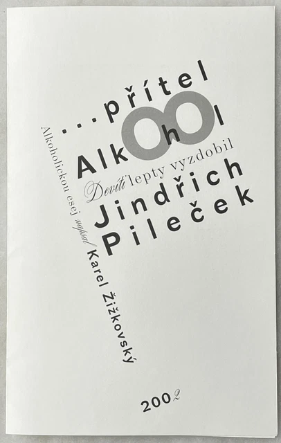 Jindrich PILECEK  Portofolio 9 Etchings „Alkohol mein Freund „