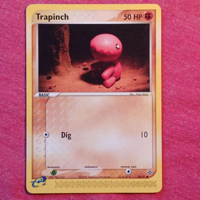 Pokemon 2003 EX Dragon: Trapinch 78/97 - NM